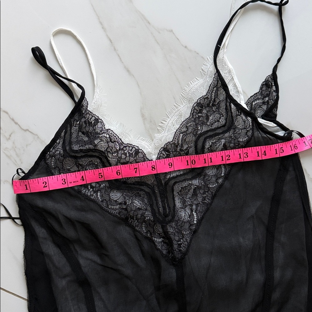 NWT ZARA Layered Slip Dress Lace Trim Size XS/S Style no. 8384/832/800 - Picture 10 of 14